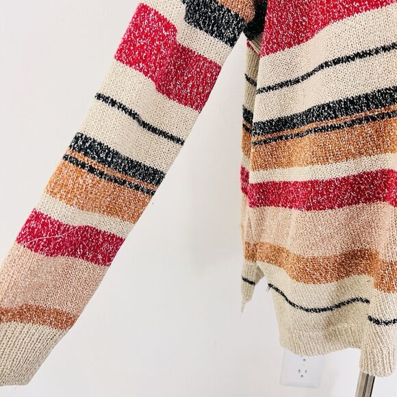 Cozy Striped Crew Neck Sweater - Picture 3 of 8